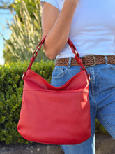 Load image into Gallery viewer, Juliette Hobo Bag — Red