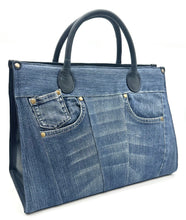 Load image into Gallery viewer, Michaela Denim Tote Bag