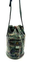 Load image into Gallery viewer, Rhianna Camo Denim Mini Bucket Bag