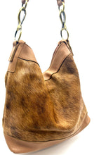 Load image into Gallery viewer, Chloe Cowhide Hobo Bag — Light Tan