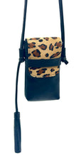 Load image into Gallery viewer, Casey Tech Pouch — Animal Print Cowhide