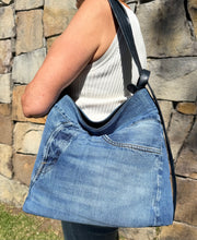 Load image into Gallery viewer, Margot Denim Hobo / Backpack
