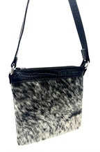 Load image into Gallery viewer, Little Amy Cowhide Shoulder Bag — Salt and Pepper