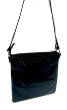 Load image into Gallery viewer, Little Amy Cowhide Shoulder Bag — Black and White