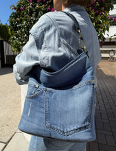 Load image into Gallery viewer, Clara 2 Denim Bucket Bag