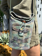 Load image into Gallery viewer, Rhianna Camo Denim Mini Bucket Bag