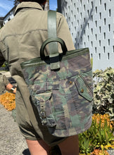 Load image into Gallery viewer, Sam Unisex Camo Denim Backpack