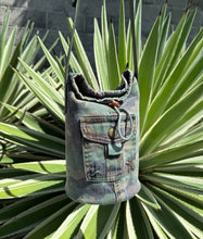Load image into Gallery viewer, Rhianna Camo Denim Mini Bucket Bag