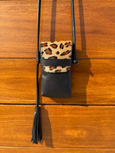 Load image into Gallery viewer, Casey Tech Pouch — Animal Print Cowhide