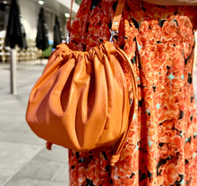 Load image into Gallery viewer, Olivia Drawstring Bag - Orange