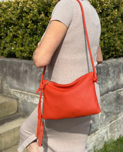 Load image into Gallery viewer, Poppy Shoulder Bag — Tangerine Orange