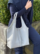 Load image into Gallery viewer, Little Alice Tote Bag — Ice Grey