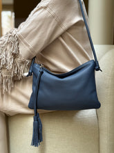 Load image into Gallery viewer, Poppy Shoulder Bag — Indigo Blue