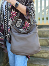 Load image into Gallery viewer, Juliette Hobo Bag — Espresso Brown