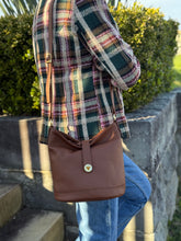 Load image into Gallery viewer, Isabella Small Bucket Bag — Toffee Tan