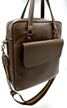 Load image into Gallery viewer, Maverick men’s tote bag - Chocolate Brown *MADE TO ORDER ONLY*