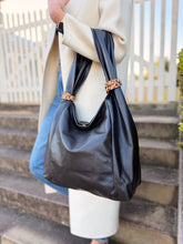 Load image into Gallery viewer, Kesha Hobo Shoulder Bag — Dark Chocolate