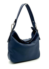 Load image into Gallery viewer, Christina Hobo Tote Bag (small) — Indigo