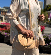 Load image into Gallery viewer, Olive Drawstring Shoulder Bag - Champagne