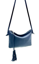 Load image into Gallery viewer, Poppy Shoulder Bag — Indigo Blue