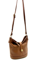 Load image into Gallery viewer, Isabella Small Bucket Bag — Toffee Tan