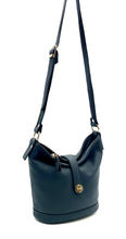 Load image into Gallery viewer, Isabella Small Bucket Bag — Navy