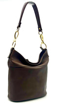 Load image into Gallery viewer, Marcella Bucket Bag — Espresso Brown