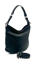 Load image into Gallery viewer, Juliette Hobo Bag — Black