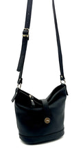 Load image into Gallery viewer, Isabella Small Bucket Bag — Black