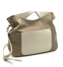 Load image into Gallery viewer, Paris Hobo Tote Bag — Sand & Ivory