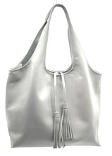 Load image into Gallery viewer, Little Alice Tote Bag — Ice Grey
