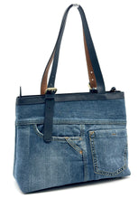Load image into Gallery viewer, Nadia 2 Denim Tote Bag