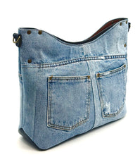 Load image into Gallery viewer, Paris Denim Shoulder Bag