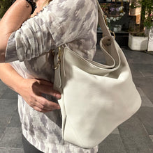 Load image into Gallery viewer, Christina hobo tote (small) — Zinc