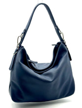 Load image into Gallery viewer, Christina hobo tote (small) — Navy