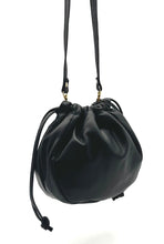 Load image into Gallery viewer, Olivia drawstring shoulder bag — Black