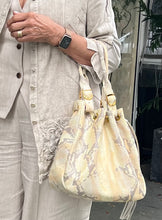 Load image into Gallery viewer, Michelle Double Handle Drawstring Bag - Exotic Snake