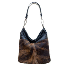 Load image into Gallery viewer, Marcella Bucket Bag - Brown Exotic Cowhide