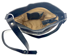 Load image into Gallery viewer, Izzy Cowhide Bucket Bag - Black/Brown