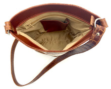 Load image into Gallery viewer, Izzy Cowhide Bucket Bag - Tan/White