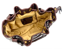 Load image into Gallery viewer, Michelle Double Handle Drawstring Bag - Shiraz Snake