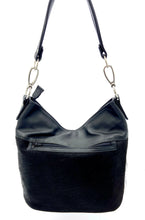 Load image into Gallery viewer, Marcella Bucket Bag - Black Cowhide