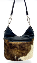Load image into Gallery viewer, Marcella Bucket Bag - Brown Exotic Cowhide