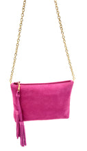 Load image into Gallery viewer, Bella suede shoulder bag - Pink