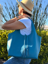 Load image into Gallery viewer, Little Alice Tote Bag — Teal
