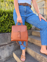 Load image into Gallery viewer, Harper Backpack — Whisky Tan
