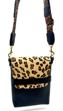 Load image into Gallery viewer, Mel Cowhide Cross Body Bag — Animal Print
