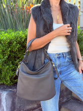 Load image into Gallery viewer, Juliette Hobo Bag — Grey
