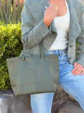 Load image into Gallery viewer, Piper Tote Bag — Moss Green
