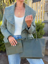 Load image into Gallery viewer, Piper Tote Bag — Moss Green
